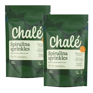 Chalé Spirulina Sprinkles Duoverpakking 2x150GR
