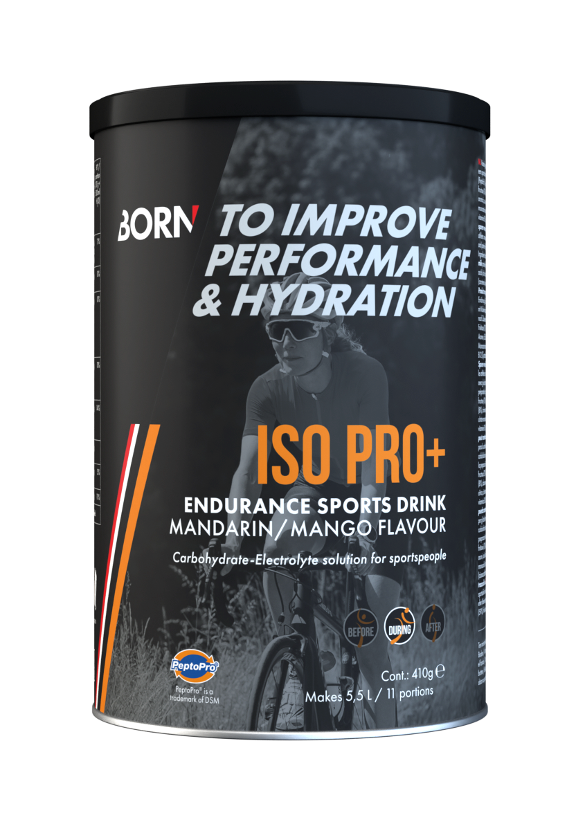 Born Iso Pro+ Endurance Sports Drink - Mandarin Mango 410GR