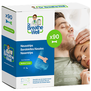 Dr. Breathe Well Neusstrips Medium/Large 90ST