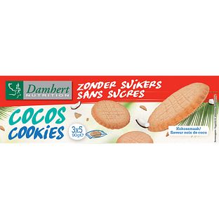 Damhert Cocos Cookies Zonder Suikers 90GR
