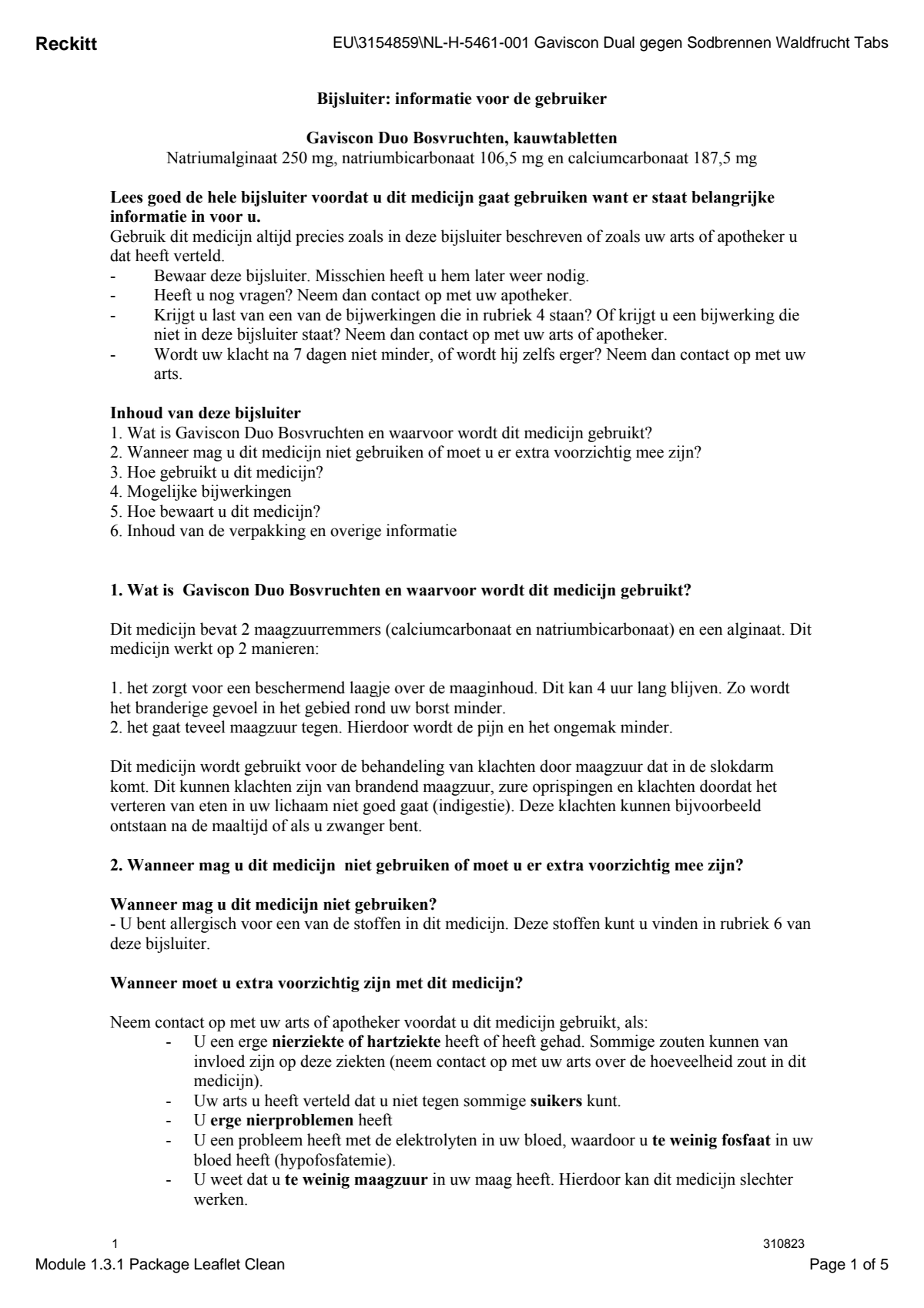 Duo Mixed Berry Kauwtabletten afbeelding van document #1, leaflet