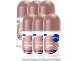 Nivea Derma Control Clinical 100H Ultra Comfort Anti-transpirant Roller Multiverpakking 6x50ML