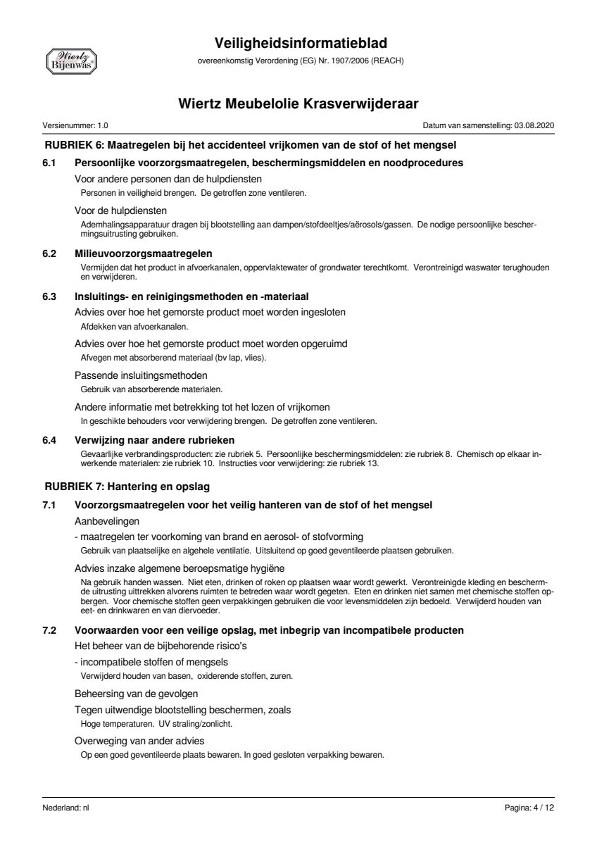 Meubelolie Licht afbeelding van document #4, leaflet