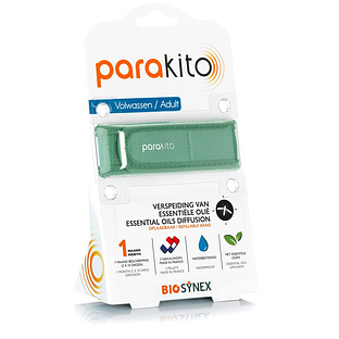 ParaKito Anti-Muggen Armband Kaki Volwassenen 1ST