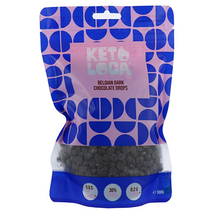Keto Hero Belgian Dark Chocolate Drops 300GR