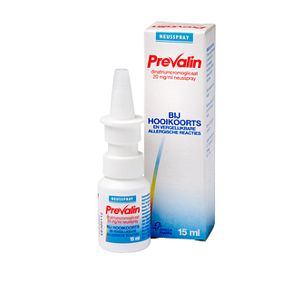 Prevalin Neusspray 20mg/ml (hooikoorts) 15ML Prevalin Neusspray 20mg/ml (hooikoorts) 15ML
