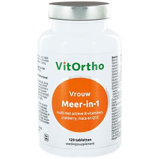VitOrtho Meer In 1 Vrouw Tabletten 120TB VitOrtho Meer In 1 Vrouw Tabletten 120TB