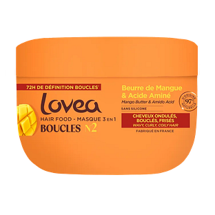 Lovea Curl Hair Food 3-in-1 Haarmasker Mango Extract & Amino Acid 390ML Lovea Curl Hair Food 3-in-1 Haarmasker Mango Extract & Amino Acid 390ML