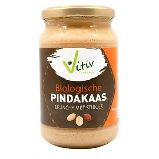 Vitiv Biologische Pindakaas Crunchy 350GR Vitiv Biologische Pindakaas Crunchy 350GR