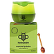 Honeybalm Matcha Lip Balm 6.5GR Verpakking met potje erop en stokje ernaast
