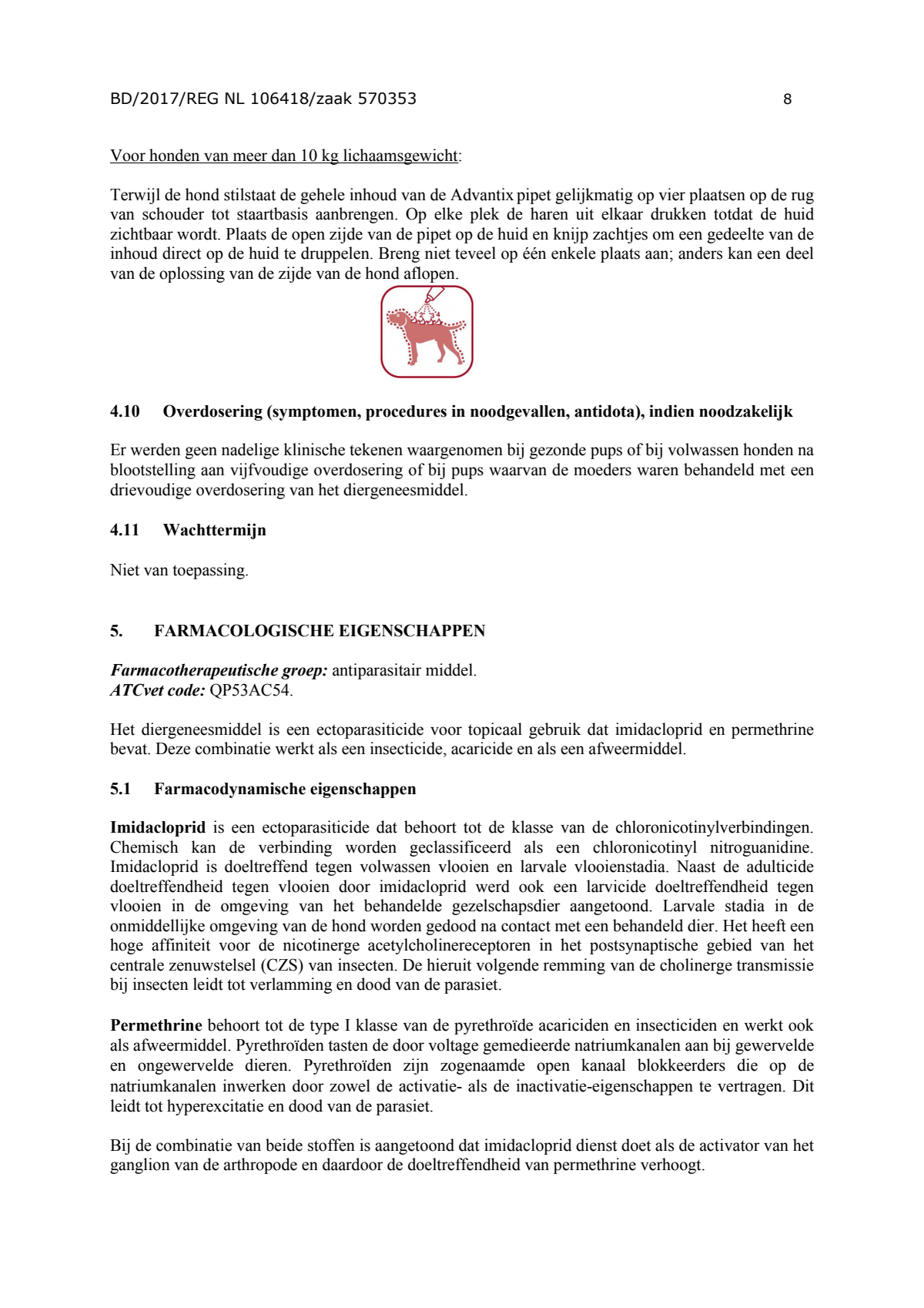 Hond 250/1250 Spot-on Solution afbeelding van document #8, instructions