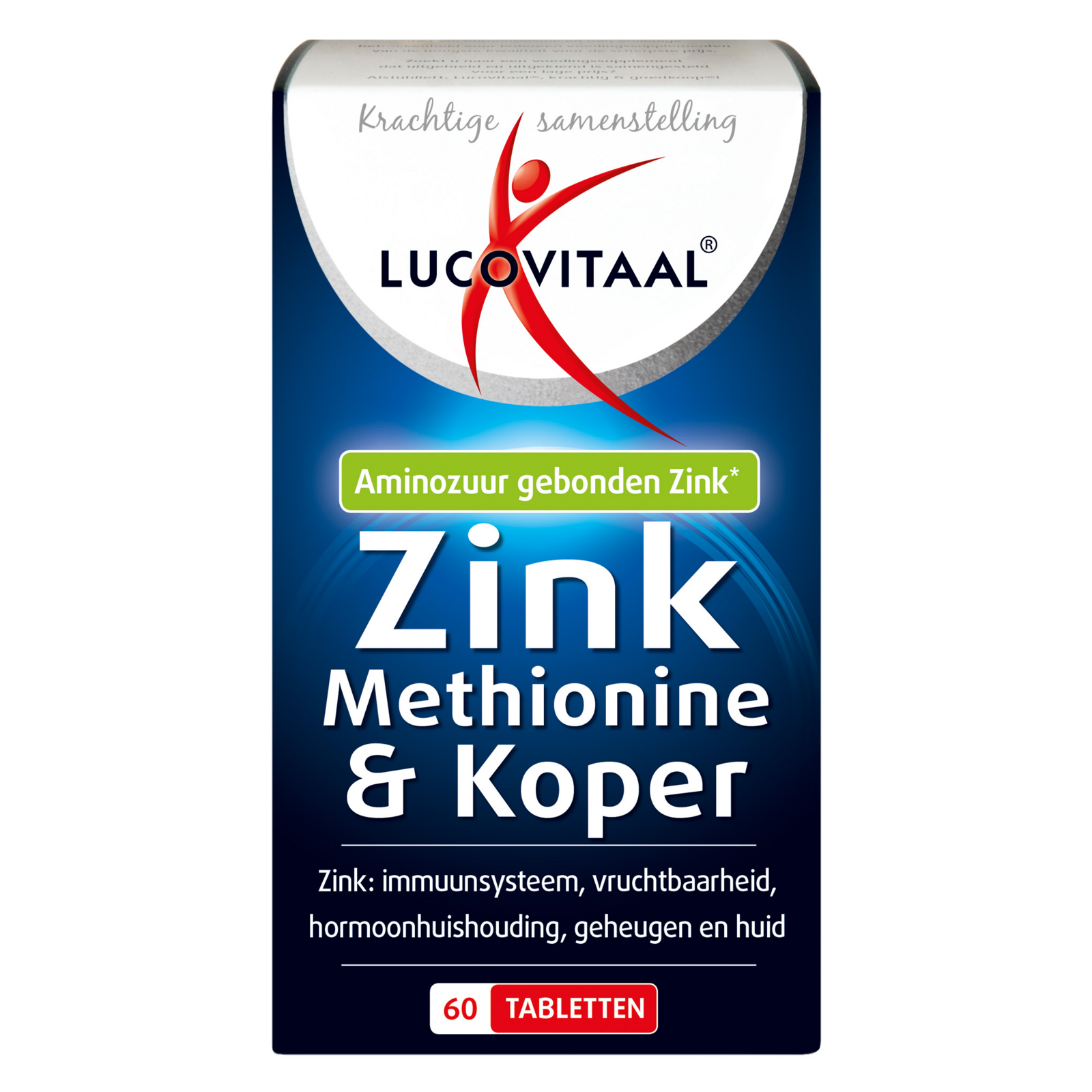 Lucovitaal Zink Methionine & Koper Tabletten 60TB