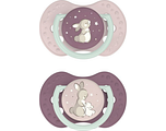Difrax LOVI Dynamic Pacifier 6-18 Months - Girl 2ST