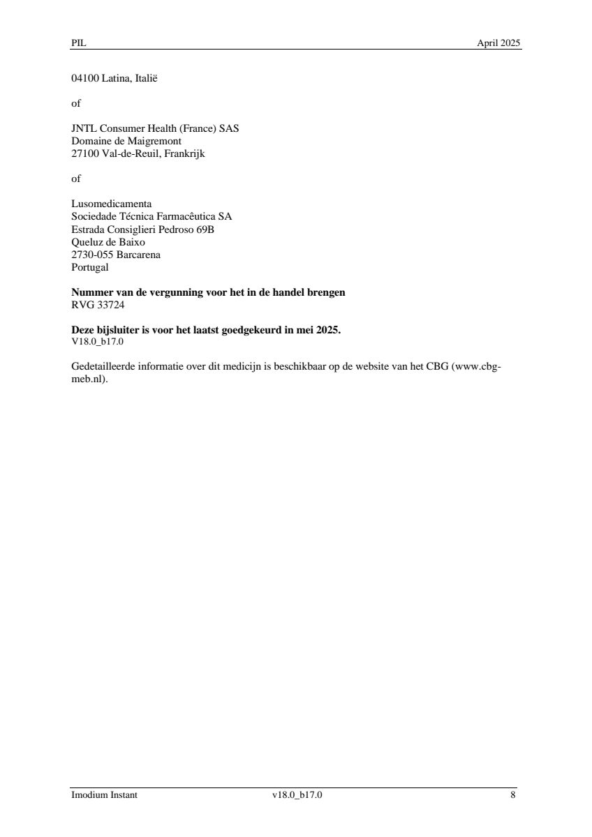 2mg Instant Smelttablet afbeelding van document #8, leaflet