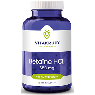 Vitakruid Betaïne HCL 650 mg Tabletten 120TB