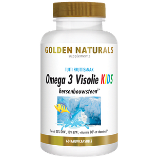 Golden Naturals Visolie KIDS Kauwcapsules 60CP Golden Naturals Visolie KIDS Kauwcapsules 60CP