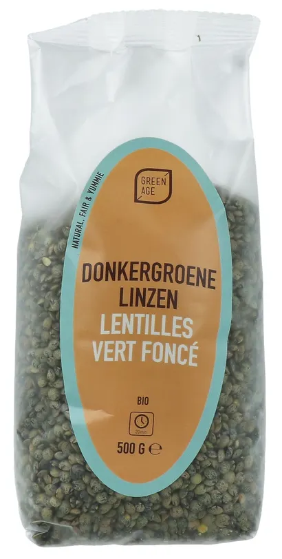 Green Age Donkergroene Linzen Green Age Donkergroene Linzen