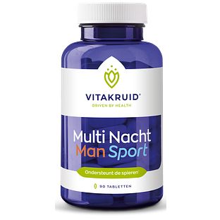 Vitakruid Multi Nacht Man Sport 100% Vegan 90TB