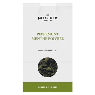 Jacob Hooy Pepermuntblad Heel Kruiden 20GR