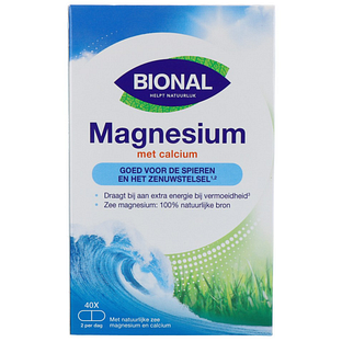 Bional Magnesium Met Calcium Capsules 40CP