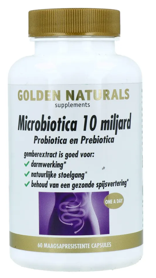 Golden Naturals Microbiotica 10 Miljard Capsules
