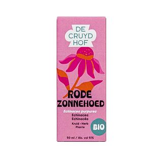 Cruydhof Rode Zonnehoed Echinacea Purpurea Bio Druppels 50ML Cruydhof Rode Zonnehoed Echinacea Purpurea Bio Druppels 50ML