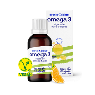 Arctic Blue Kids Omega-3 Algenolie Sinaasappelsmaak 30ML
