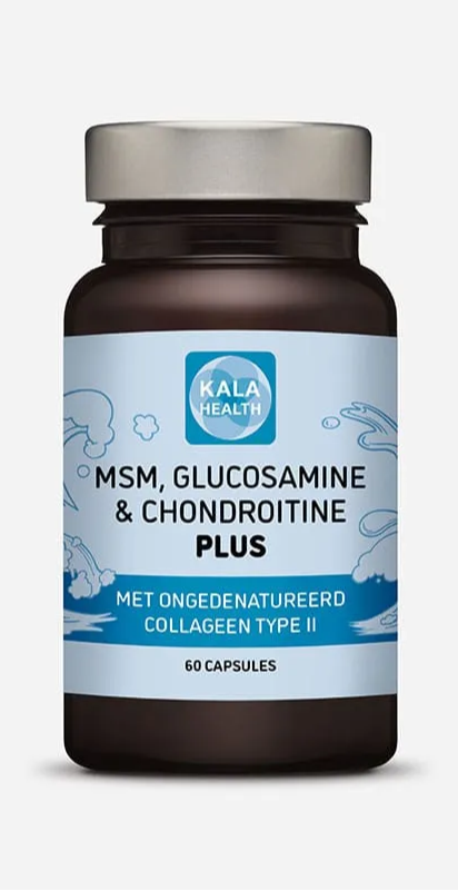 Kala Health MSM, Glucosamine & Chondroïtine Plus Capsules 60CP