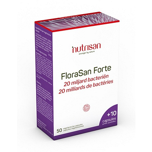 Nutrisan Florasan Forte  20 Miljard Bacteriën Capsules 60CP