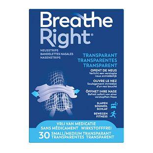 Breathe Right Neusstrips Sensitive - Small/Medium 30ST
