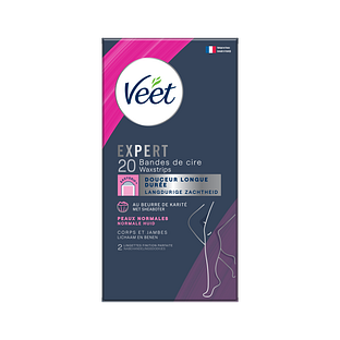 Veet Expert Koude Waxstrips Benen & Lichaam Normale Huid 20ST