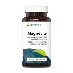 Springfield Magnevite Magnesium Glycerofosfaat 100mg Tabletten 60TB
