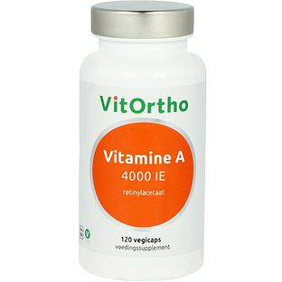 VitOrtho Vitamine A 4000ie Capsules 120VCP