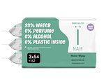 Naif Baby & Kids Water Babydoekjes 3 x 54 stuks 162ST
