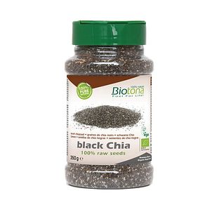 Biotona Black Chia Raw Seeds 350GR Biotona Black Chia Raw Seeds 350GR