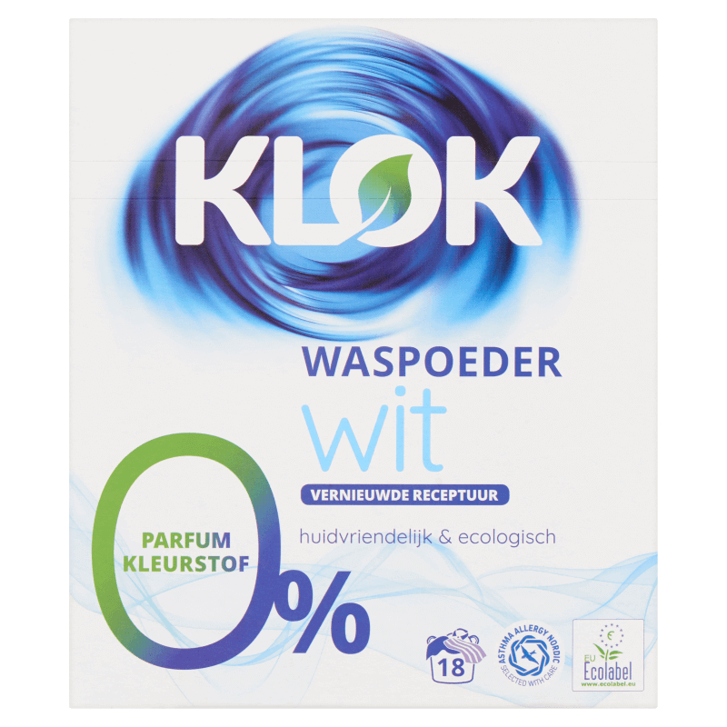 Klok Eco Waspoeder Wit afbeelding 1