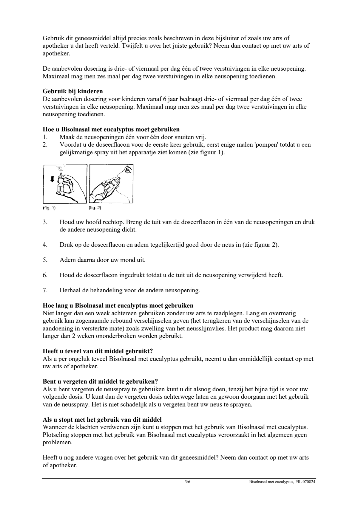 Neusspray Eucalyptus afbeelding van document #3, leaflet