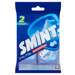 Smint Pepermunt Xylitol Suikervrij 2ST Smint Pepermunt Xylitol Suikervrij 2ST