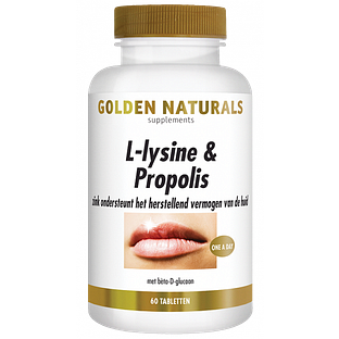 Golden Naturals L-lysine & Propolis Tabletten 60TB