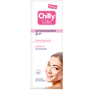 Chilly Silx Ontharingscreme Gezicht Gevoelige Huid 50ML