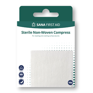 Sana First Aid Steriel Kompres 10ST