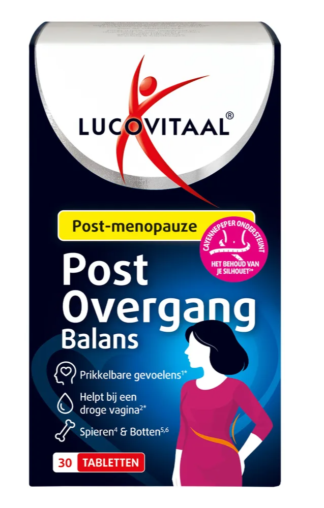 Lucovitaal Post Overgang Balans Tabletten 30TB