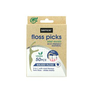 SenceFresh Bamboo Floss Picks 50ST