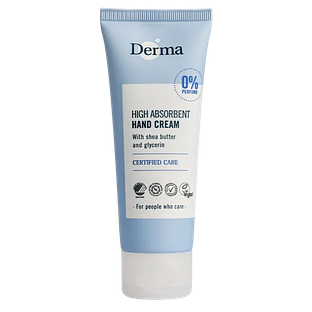 Derma High Absorbent Hand Cream Parfumvrij 75ML