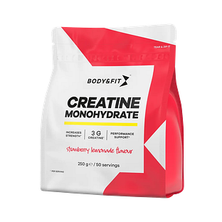Body & Fit Creatine Monohydrate  Strawberry Poeder 250GR