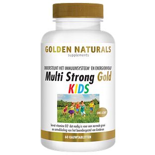 Golden Naturals Multi Strong Gold Kids Kauwtabletten 60TB