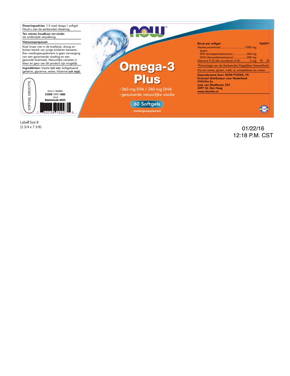 Omega-3 Plus Softgels afbeelding van document #1, label
