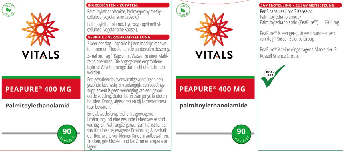 PeaPure Capsules afbeelding van document #1, label