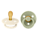 BIBS Fopspeen 0-6 Maanden Symmetrical Ivory/Sage 2ST