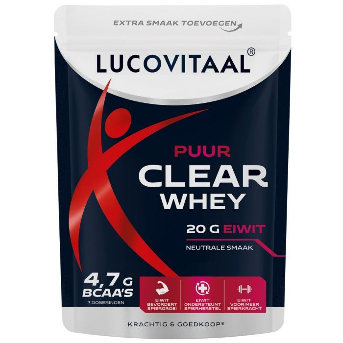 Lucovitaal Clear Whey Puur Poeder 175GR